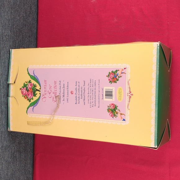 Porcelain Doll Victorian Rose Collection By Melissa Jane 1997 - Picture 14 of 16